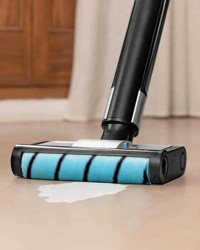 2في1 ممسحة ومكنسه لتنظيف الارضيات الكهربائيه من كو...