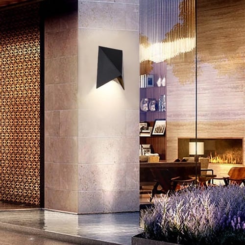 انارة جدارية 7254 جرم اسود المنيوم روسلين