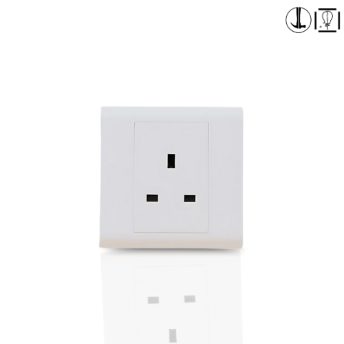 فيش 13 امبير ليجراند ابيض بدون مفتاح