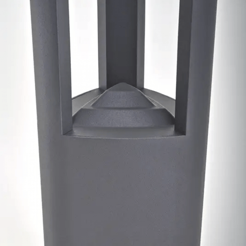 انارة حديقة اكس لد اصفر مدور اسود طول 65 سم 9351