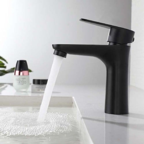 خلاط مغسلة اتوماتيك اسود كانا