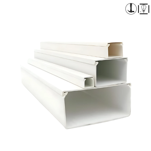 مجرى ديكور 50*50 بلاستيك عادي
