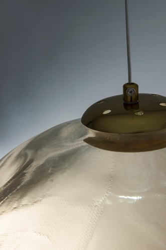 انارة معلقة E27 قزاز شفاف روك Rock من روسلين