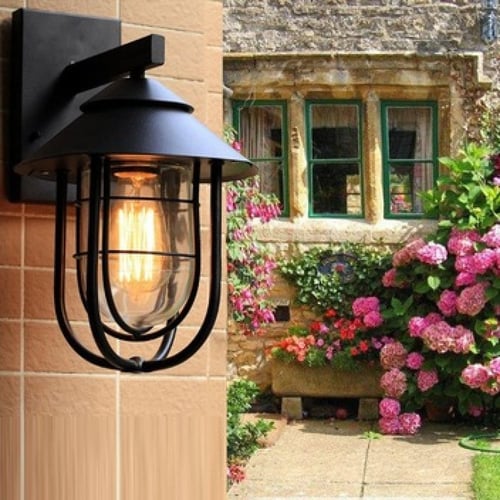 انارة جدارية E 27 اسود 30012 من روسلين