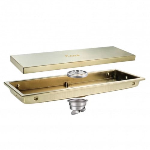 صفاية 30*10 ذهبي بشفة مخفي مع رداد م . ع