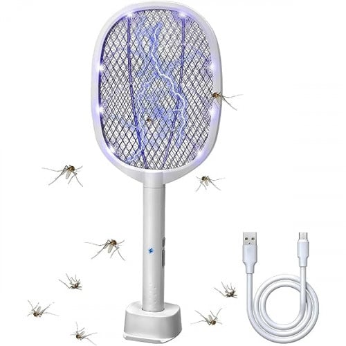 مضرب حشرات يدوي كهربائي