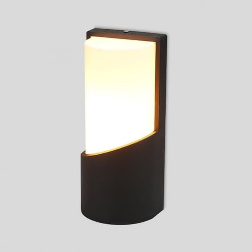 انارة جدارية 1026 جرم اسود المنيوم روسلين