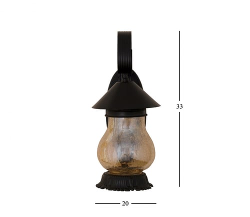 انارة جدارية E 27 اسود 6541 من روسلين