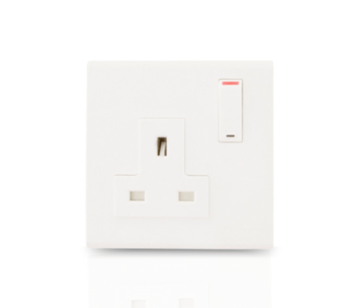 فيش 13 امبير رمادي غامق عريض باناسونيك تايلندي