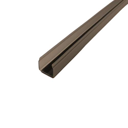 مجرى ديكور 16*16 بلاستيك لاصق شفاف