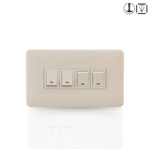 مفتاح رباعي 7*14 بيج عادي باناسونيك تايلندي