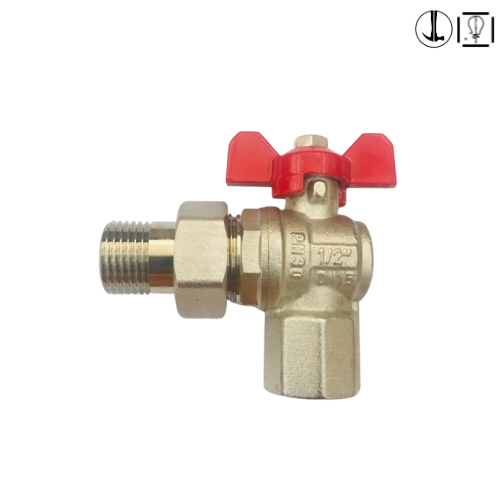 محبس زاوية فراشة 1 بوصة