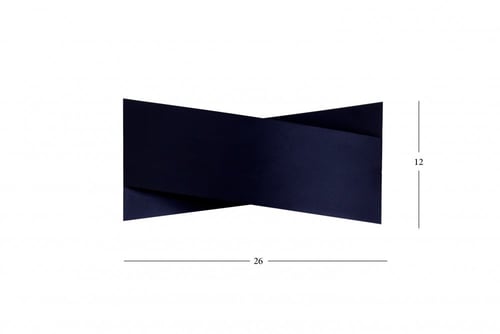 انارة جدارية 2103 جرم اسود المنيوم روسلين