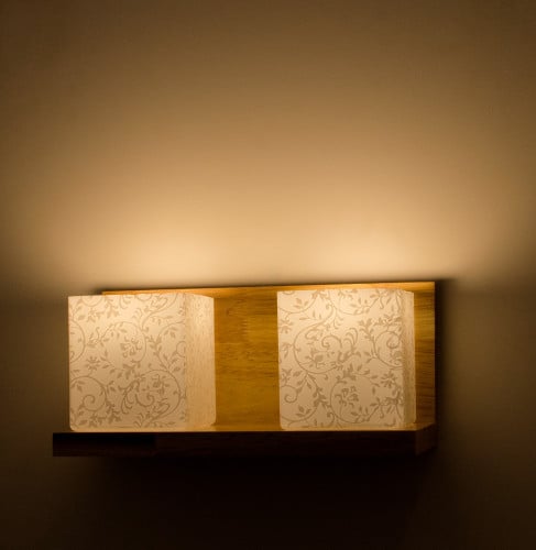 انارة جدارية H-620 وودن Wooden من روسلين