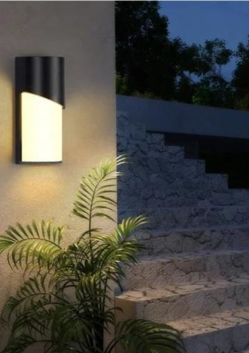 انارة جدارية 1026 جرم اسود المنيوم روسلين