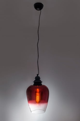 انارة معلقة E27 قزاز احمر انديز Andes من روسرام