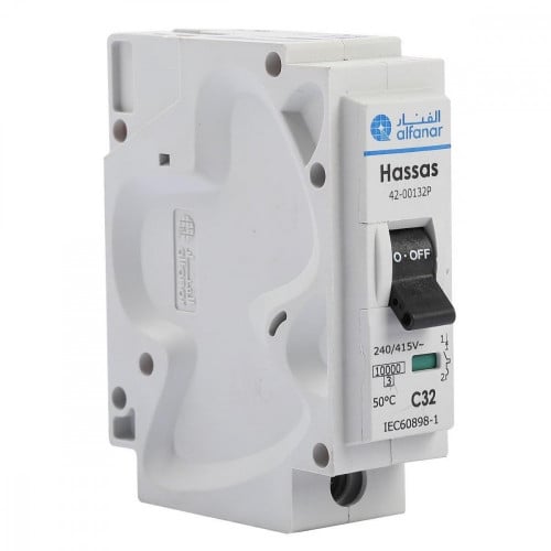 مفتاح طبلون 32 امبير 1 فاز التراء ريسان كبس