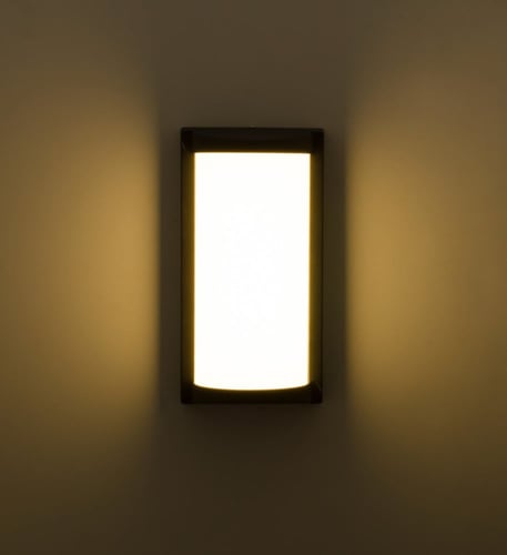 انارة جدارية 1023 جرم اسود المنيوم روسلين