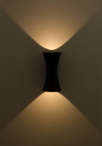 انارة جدارية PF8005-10 جرم اسود المنيوم روسلين