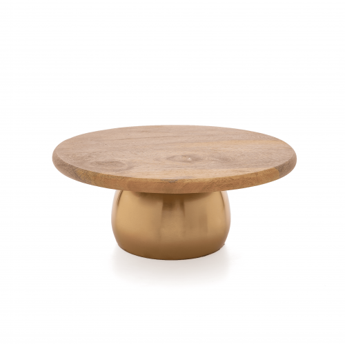 استاند خشب هندي بقاعده ذهبيه مقاس كبير