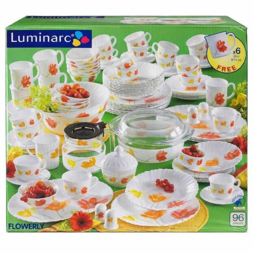 طقم الأوركبال الفرنسي من شركة Luminarc – 96 قطعة –...