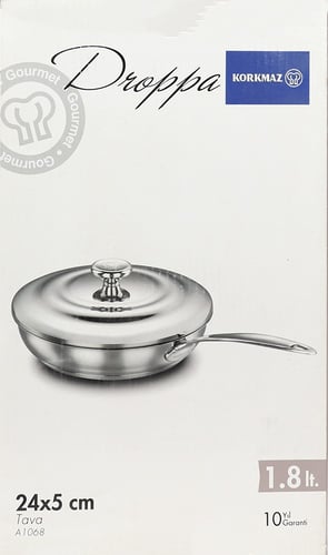 كوركماز دروبا مقلاة استيل 1.8 لتر - A1068