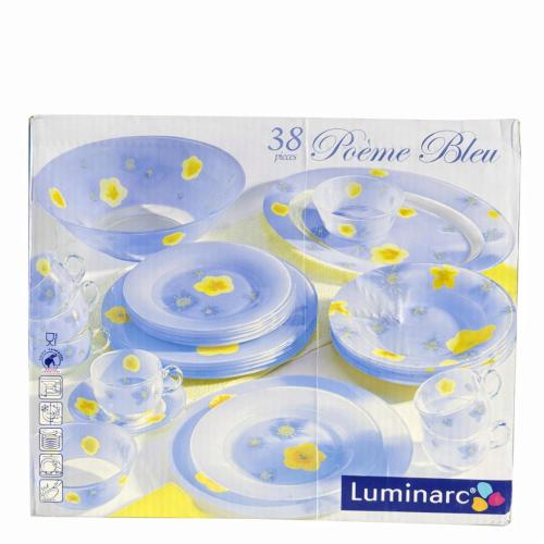 طقم أوركبال فرنسي من شركة Luminarc – 38 قطعة – Poè...
