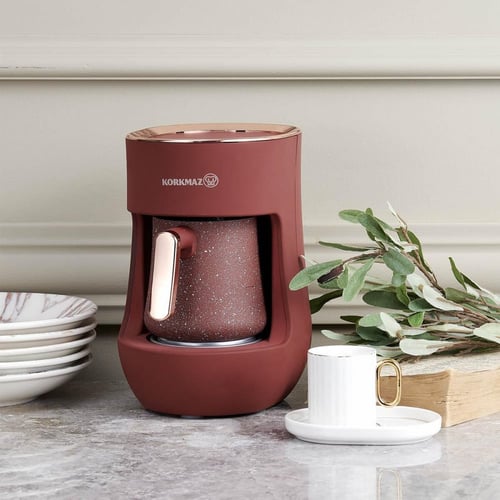 كوركماز ماكينة تحضير القهوة التركية مع تسخين الحلي...