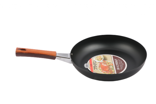 مقلاة قلي ياباني يد خشب مقاس 24cm