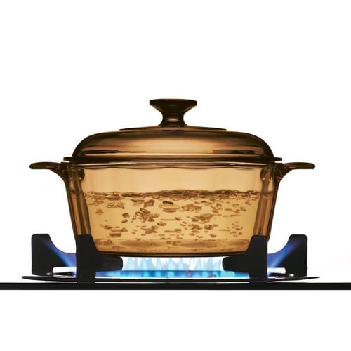 قدر شفاف فرنسي زجاجي مقاسات