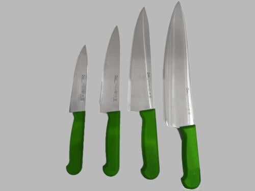 سكين شيف ايفو برتغالي متعدد المقاسات لون أخضر