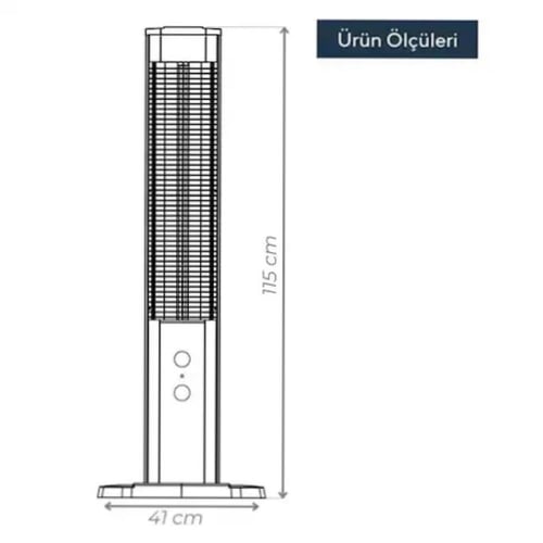 كومتيل اند لوكسيل دفاية كهربائية عمودية MH2300