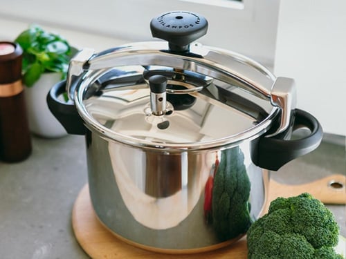 قدر ضغط المنيوم مع سلة طبخ للمندي صناعة برتغالي مق...