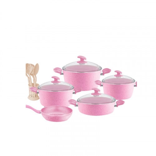 طقم قدور جرانيت مستر كوك 15 قطعة