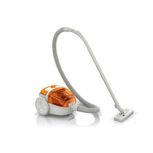 فيليبس مكنسة كهربائية بدون كيس برتقالي مصفر 1400 و...