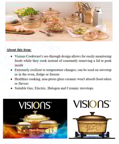 قدر شفاف فرنسي زجاجي مقاسات