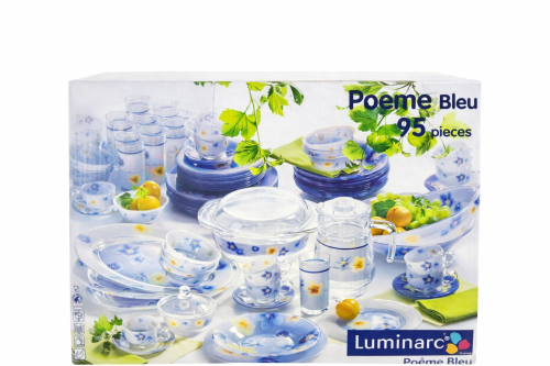 طقم أوركبال فرنسي من شركة Luminarc (95 قطعة) – Poè...
