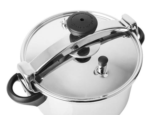 قدر ضغط المنيوم مع سلة طبخ للمندي صناعة برتغالي مق...