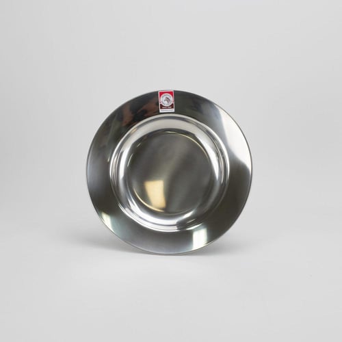 زيبرا صحن تقديم دائري ستانلس ستيل متعدد المقاسات