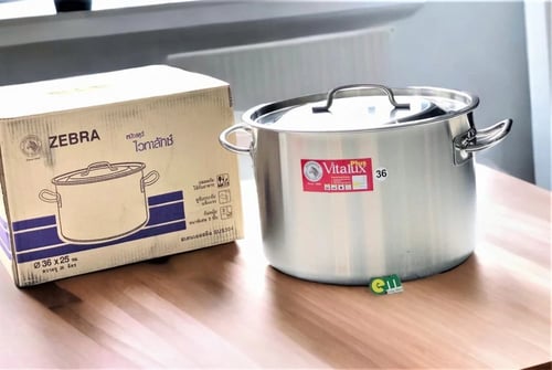 قدر ستيل زيبرا فيتالوكس متعدد المقاسات