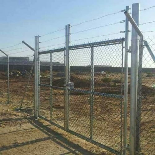 بوابة جناحين مع الشائك ارتفاع 2.5متر