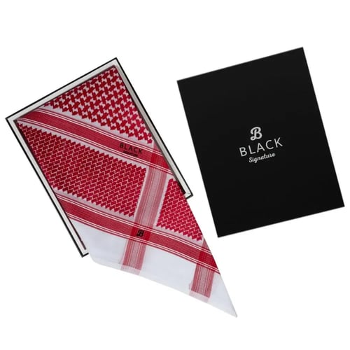 شماغ بلاك سجنتشر احمر غامق صناعة انجليزية اصدار 20...