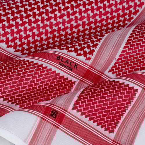 شماغ بلاك سجنتشر احمر غامق صناعة انجليزية اصدار 20...