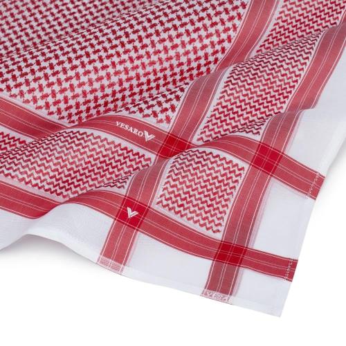 شماغ فيسارو أحمر رسمي صناعة انجليزية اصدار 2026