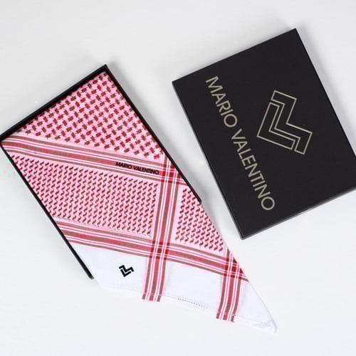 شماغ ماريو فالنتينو احمر MARIO VALENTINO SVBR17