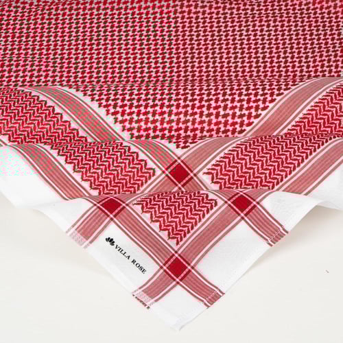 شماغ فيلا روز سجنتشر انجليزي قطن 100%اصدار2025