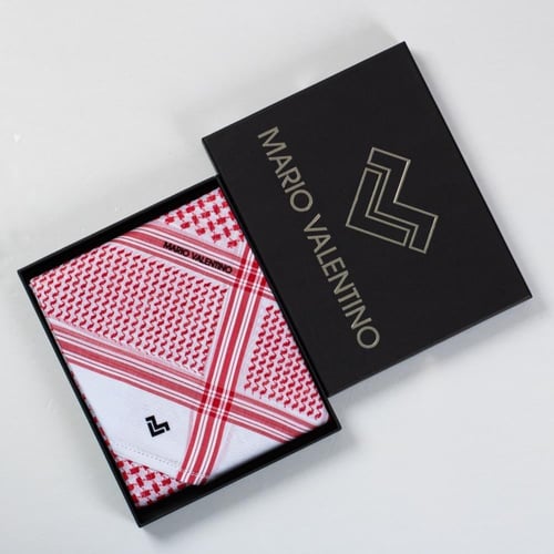 شماغ ماريو فالنتينو احمر MARIO VALENTINO SVBR17