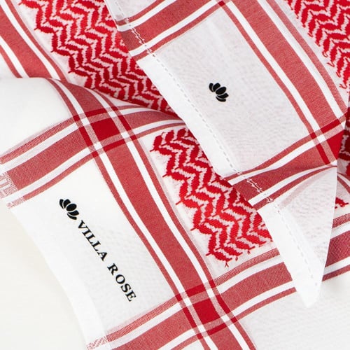 شماغ فيلا روز انجليزي قطن 100%اصدار2025