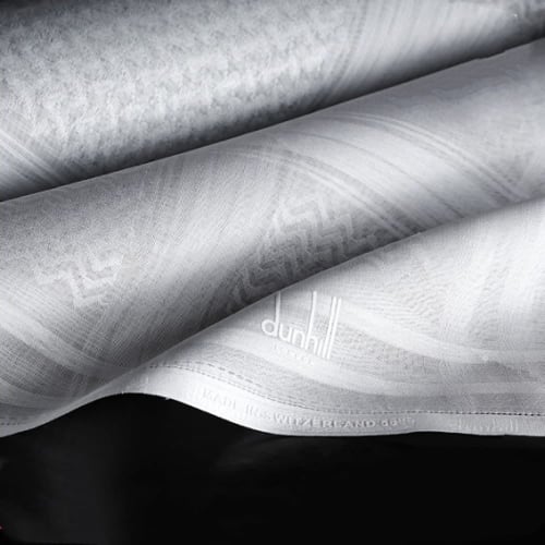 شماغ دنهل ابيض صناعة سويسريةمقاس55فقط