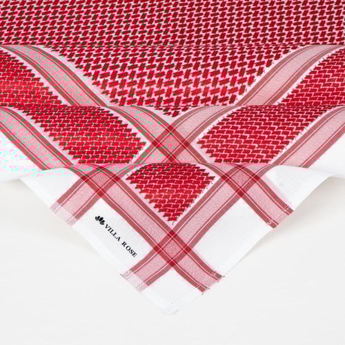 شماغ فيلا روز مودرن انجليزي قطن 100%اصدار2025